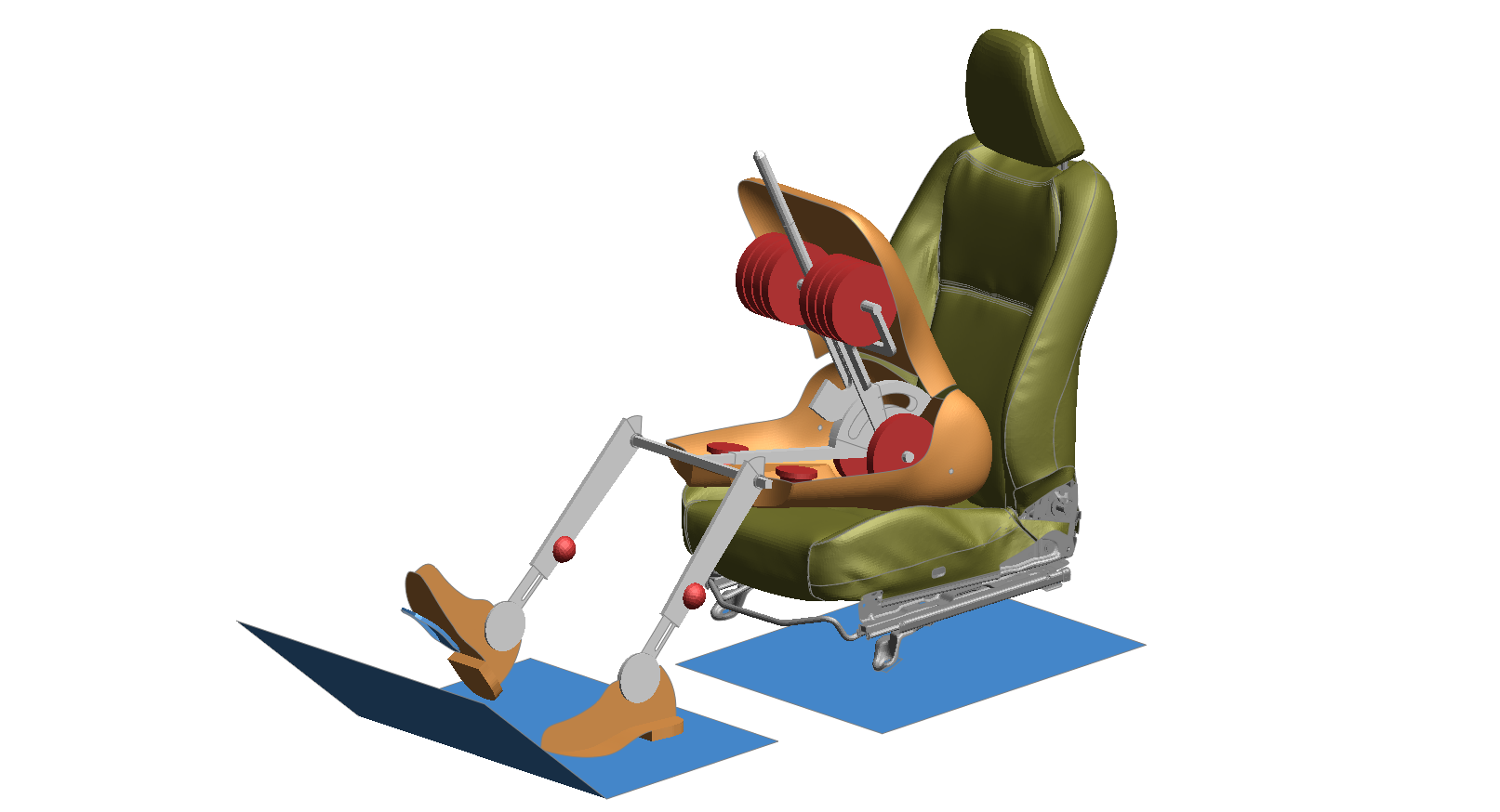 Seat Example J-SEAT - Oasys LS-DYNA Environment